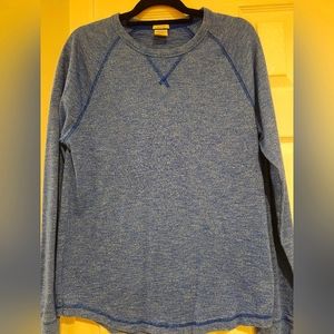 Abercrombie & Fitch Men's blue pullover shirt Medium